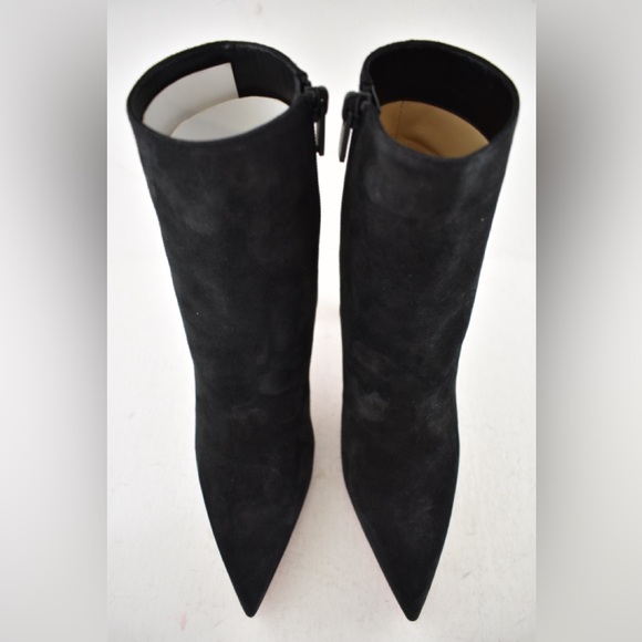Christian Louboutin Condora Booty 85 Black Suede Pointed Toe Ankle Heel Boot 35 - Picture 8 of 14